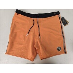 Roark Chiller 17” Mixtape Board Shorts Mens 36 Orange Swim Trunks NWT